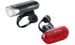CatEye EL135 Front Light/Omni 3 LD135 Rear Light - Black for Light Sets