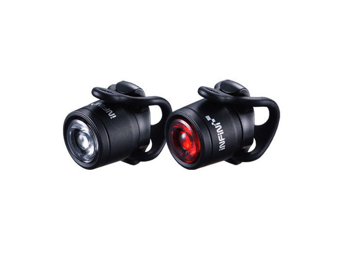 Infini I-270WRA Mini Luxo Rechargeable Front & Rear Lights for Light Sets 1 Infini I-270WRA Mini Luxo Rechargeable Front & Rear Lights for Light Sets