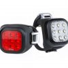 Knog Blinder Mini Niner Twinpack - Black for Light Sets