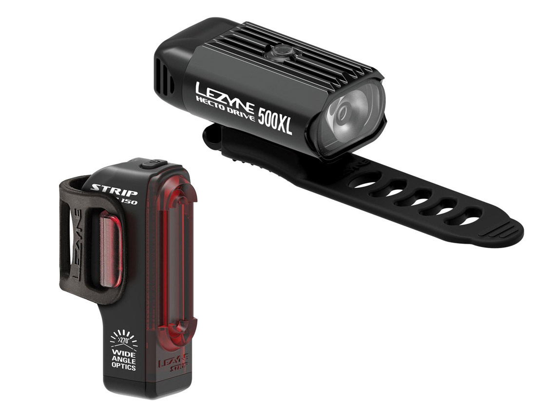 Lezyne Hecto Drive 500 XL / Strip Light Set for Light Sets 1 Lezyne Hecto Drive 500 XL / Strip Light Set for Light Sets