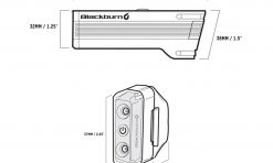 Blackburn Dayblazer 1100 Front + Dayblazer 65 Rear Light Set for Light Sets -Cheap Lights Store 61116 5