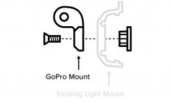 See.Sense Ace and Icon2 GoPro Mount Kit for Lighting Parts -Cheap Lights Store 74596 4