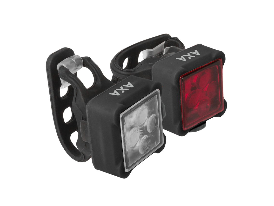 AXA Niteline 44 Front and Rear Light Set for Light Sets 1 AXA Niteline 44 Front and Rear Light Set for Light Sets