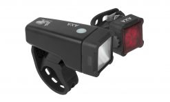 AXA Niteline T4-R USB Front and Rear Light Set for Light Sets