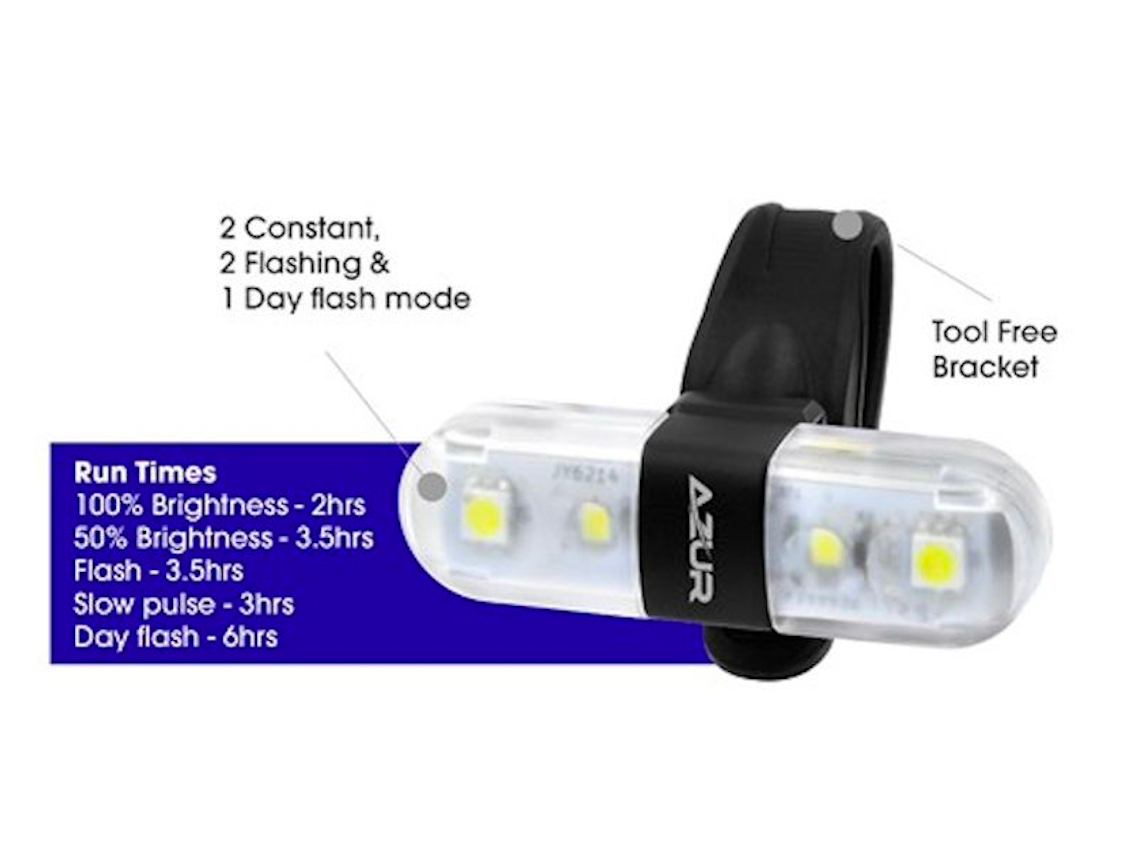 Azur Nano 60 Lumen USB Rear Light for Rear Lights 2 Azur Nano 60 Lumen USB Rear Light for Rear Lights - Image 2